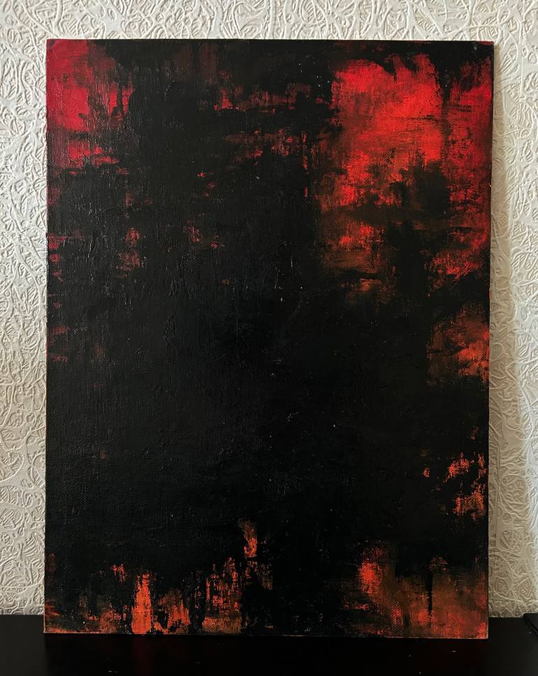Original Abstract Expressionism Abstract Painting by Marina Gorbachova