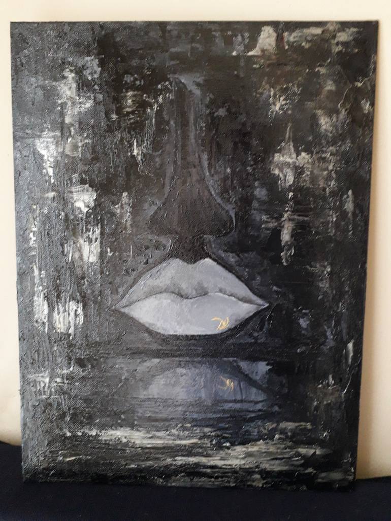 Original Abstract Fashion Painting by Marina Gorbachova