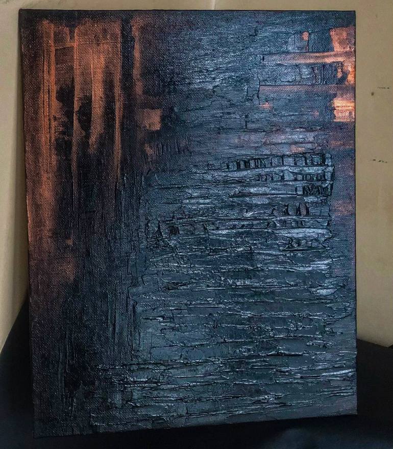 Original Abstract Expressionism Abstract Painting by Marina Gorbachova