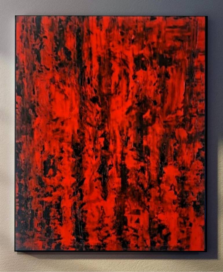 Original Abstract Expressionism Abstract Painting by Marina Gorbachova