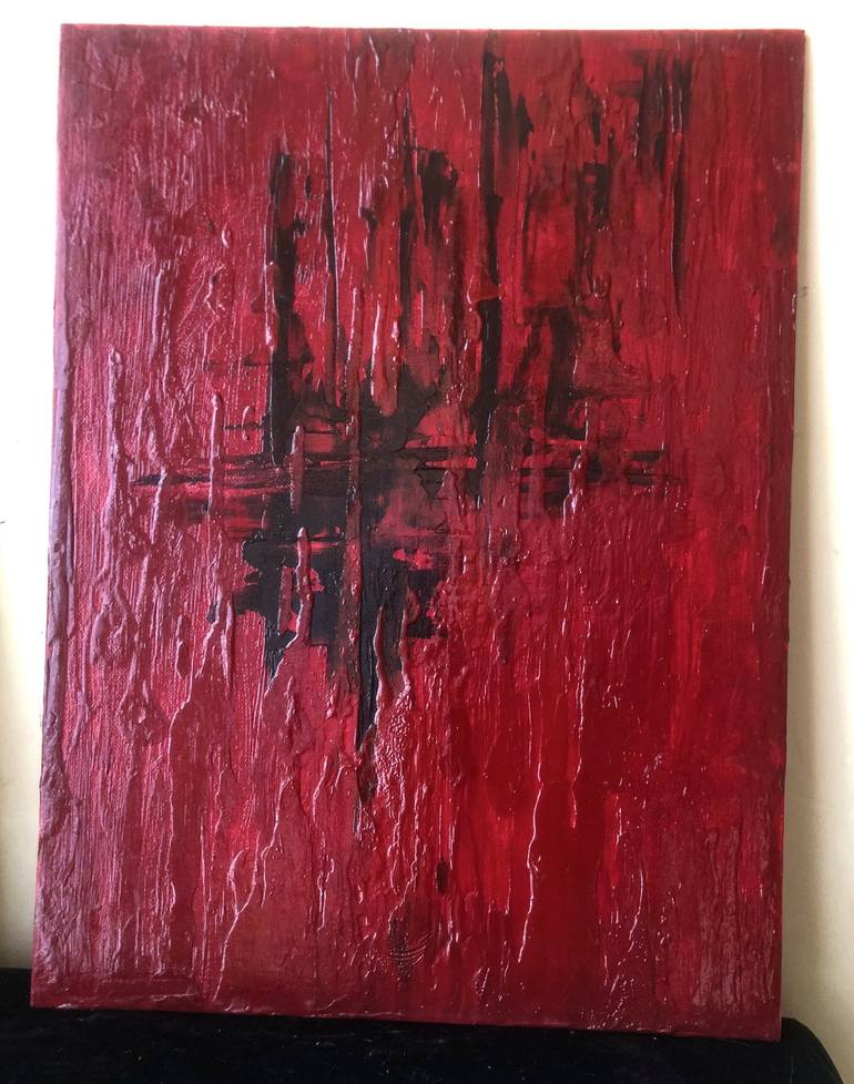 Original Abstract Expressionism Abstract Painting by Marina Gorbachova