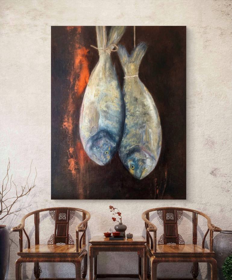 Original Abstract Animal Painting by Marina Gorbachova