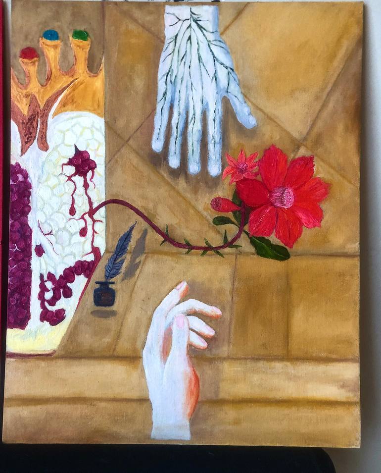 Original Abstract Expressionism Other Painting by Marina Gorbachova