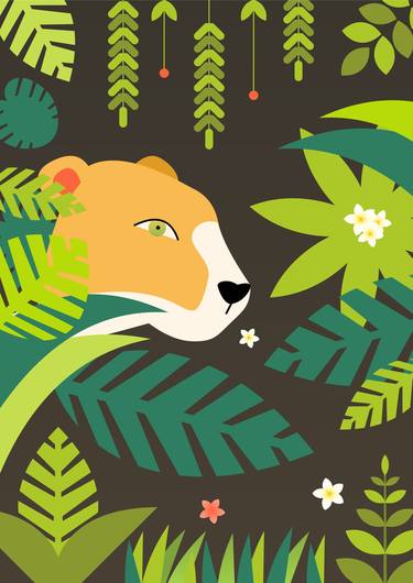 Leopard in Jungle - Limited Edition of 5 thumb