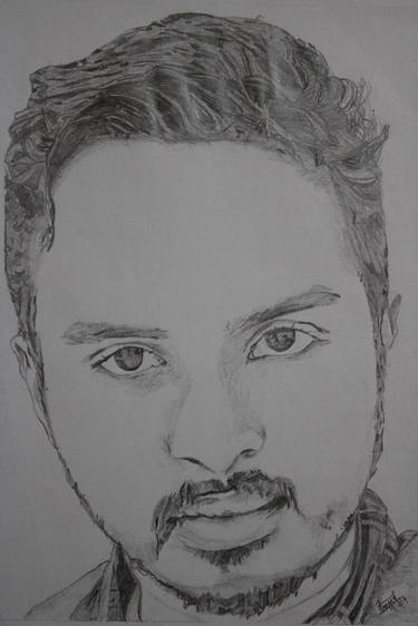Print of Portraiture Men Drawings by Amrutha Vipin