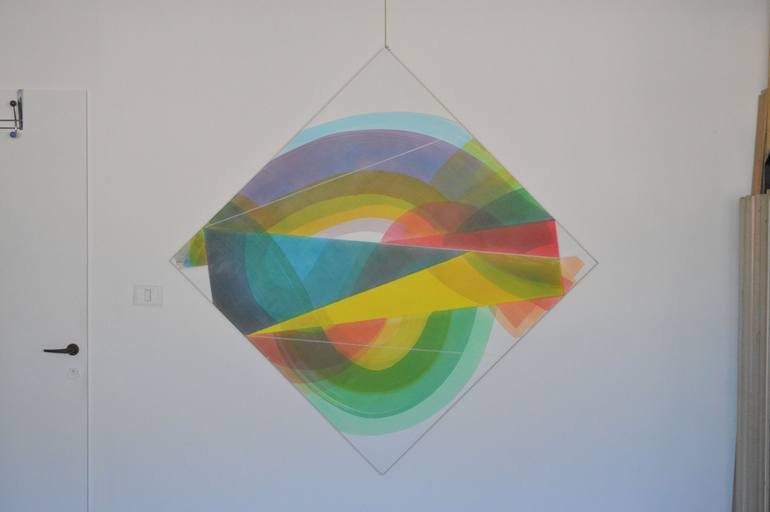 Print of Contemporary Abstract Paintings by Yohanan Delaunay-Israel