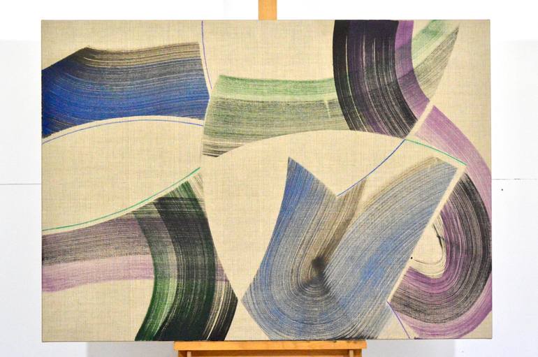 Print of Contemporary Abstract Paintings by Yohanan Delaunay-Israel
