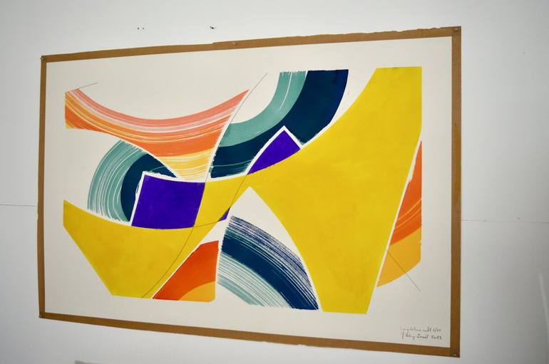 Original Abstract Drawing by Yohanan Delaunay-Israel