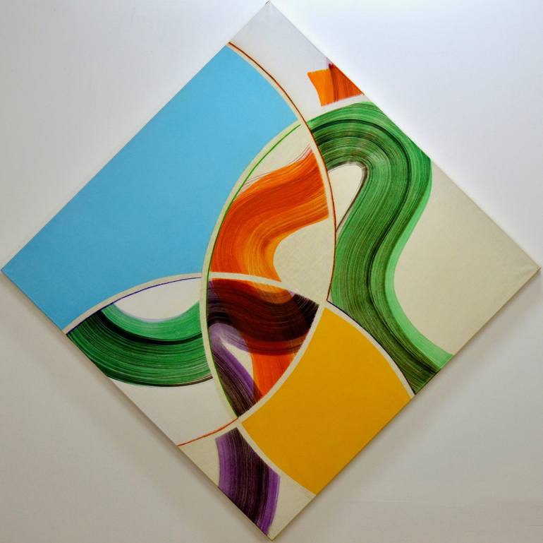 Print of Contemporary Abstract Paintings by Yohanan Delaunay-Israel