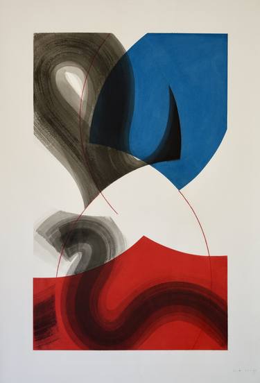 Original Abstract Paintings by Yohanan Delaunay-Israel