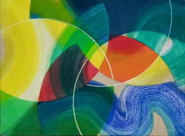 Print of Minimalism Abstract Paintings by Yohanan Delaunay-Israel