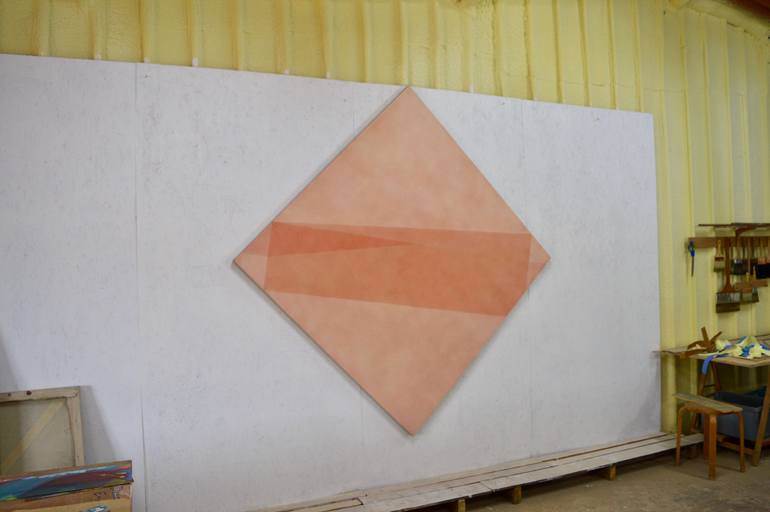 Original Conceptual Abstract Painting by Yohanan Delaunay-Israel