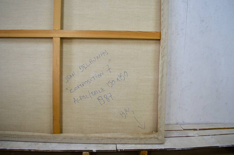 Original Conceptual Abstract Painting by Yohanan Delaunay-Israel