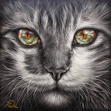 Print of Fine Art Animal Drawings by Elena Kolotusha