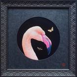 Flamingo's dream by Elena Kolotusha