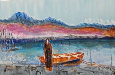 Print of Boat Paintings by Etienne Jammaers