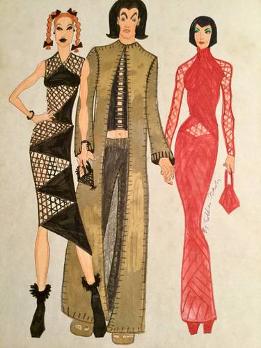 Print of Illustration Fashion Drawings by Esther Nash