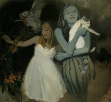 Print of Expressionism Fantasy Paintings by Chenyang Liu