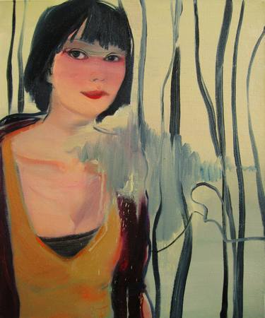 Print of Expressionism Portrait Paintings by Chenyang Liu