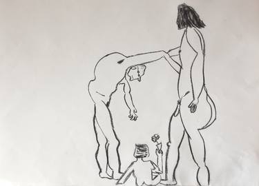 Print of Nude Drawings by Camila Rhodi