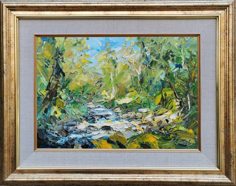 Original Fine Art Landscape Painting by Valeriy Ushkov