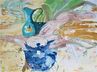 Original Expressionism Still Life Paintings by Briant Rokyta