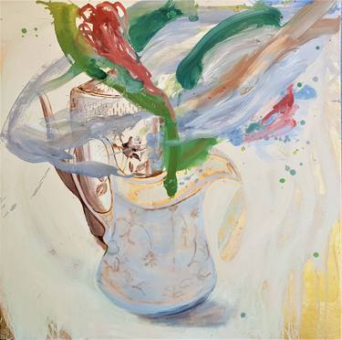 Original Expressionism Still Life Paintings by Briant Rokyta