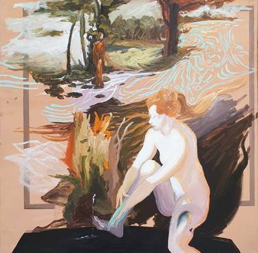 Original Figurative Nude Paintings by Briant Rokyta