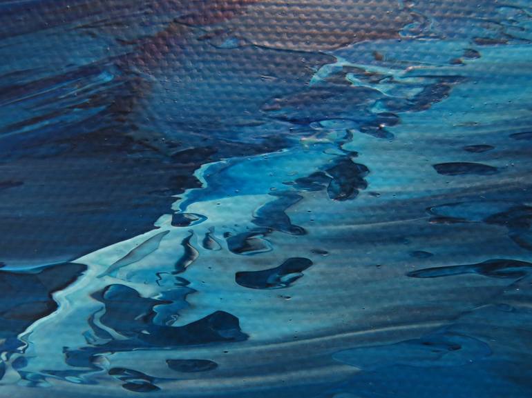 Original Abstract Seascape Painting by Denis Kuvaiev DenKuvaiev