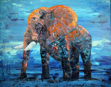 Print of Impressionism Animal Paintings by Denis Kuvaiev DenKuvaiev