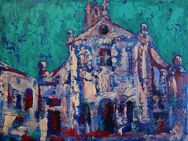 Print of Impressionism Architecture Paintings by Denis Kuvaiev DenKuvaiev