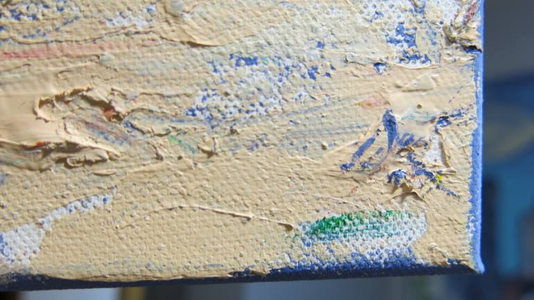 Original Abstract Expressionism Architecture Painting by Denis Denkuvaiev