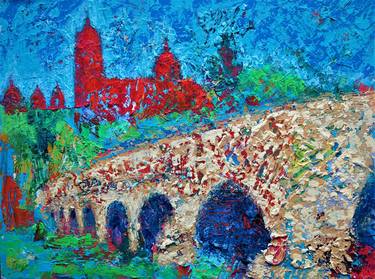 Original Impressionism Architecture Paintings by Denis Kuvaiev DenKuvaiev