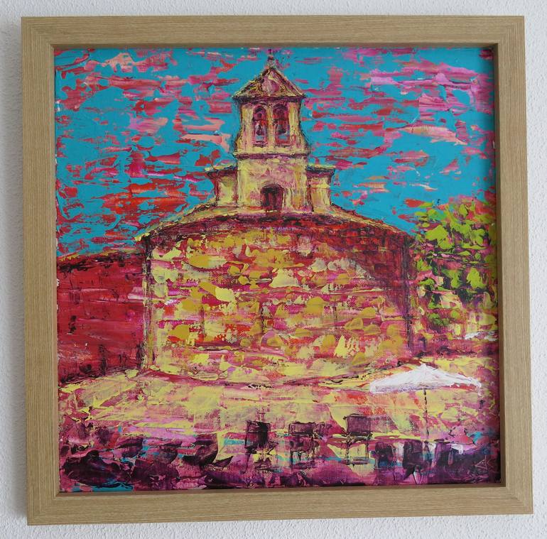 Original Impressionism Architecture Painting by Denis Denkuvaiev