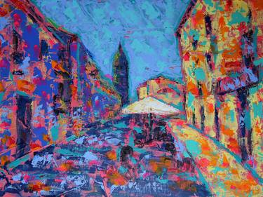 Print of Impressionism Architecture Paintings by Denis Kuvaiev DenKuvaiev