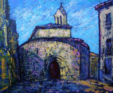 Original Abstract Expressionism Architecture Paintings by Denis Kuvaiev DenKuvaiev