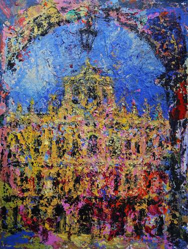 Print of Abstract Expressionism Architecture Paintings by Denis Kuvaiev DenKuvaiev
