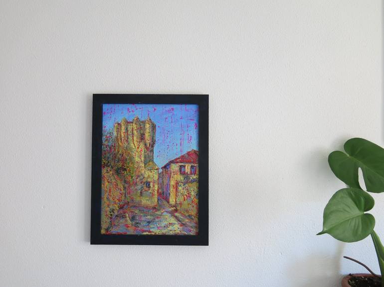 Original Impressionism Architecture Painting by Denis Kuvaiev DenKuvaiev