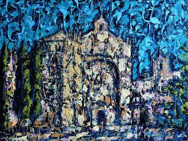 Print of Abstract Expressionism Architecture Paintings by Denis Kuvaiev DenKuvaiev