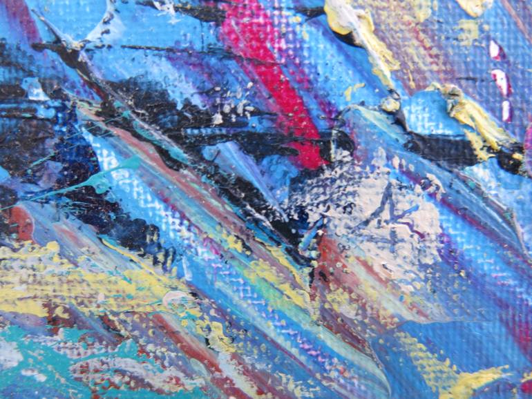 Original Abstract Expressionism Architecture Painting by Denis Denkuvaiev
