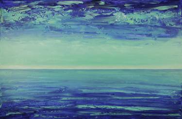 Print of Abstract Expressionism Seascape Paintings by Denis Kuvaiev DenKuvaiev