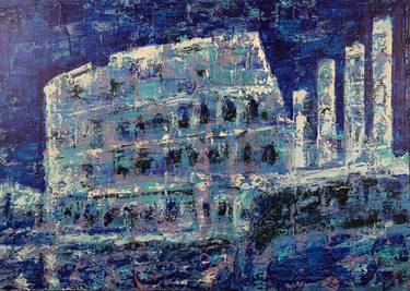 Print of Impressionism Architecture Paintings by Denis Kuvaiev DenKuvaiev