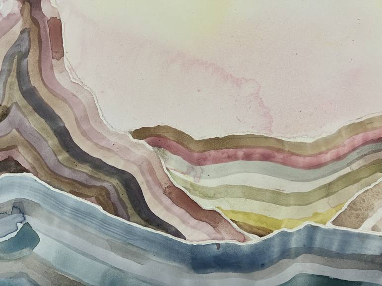 Original Post-impressionism Landscape Painting by Heidi Lowell