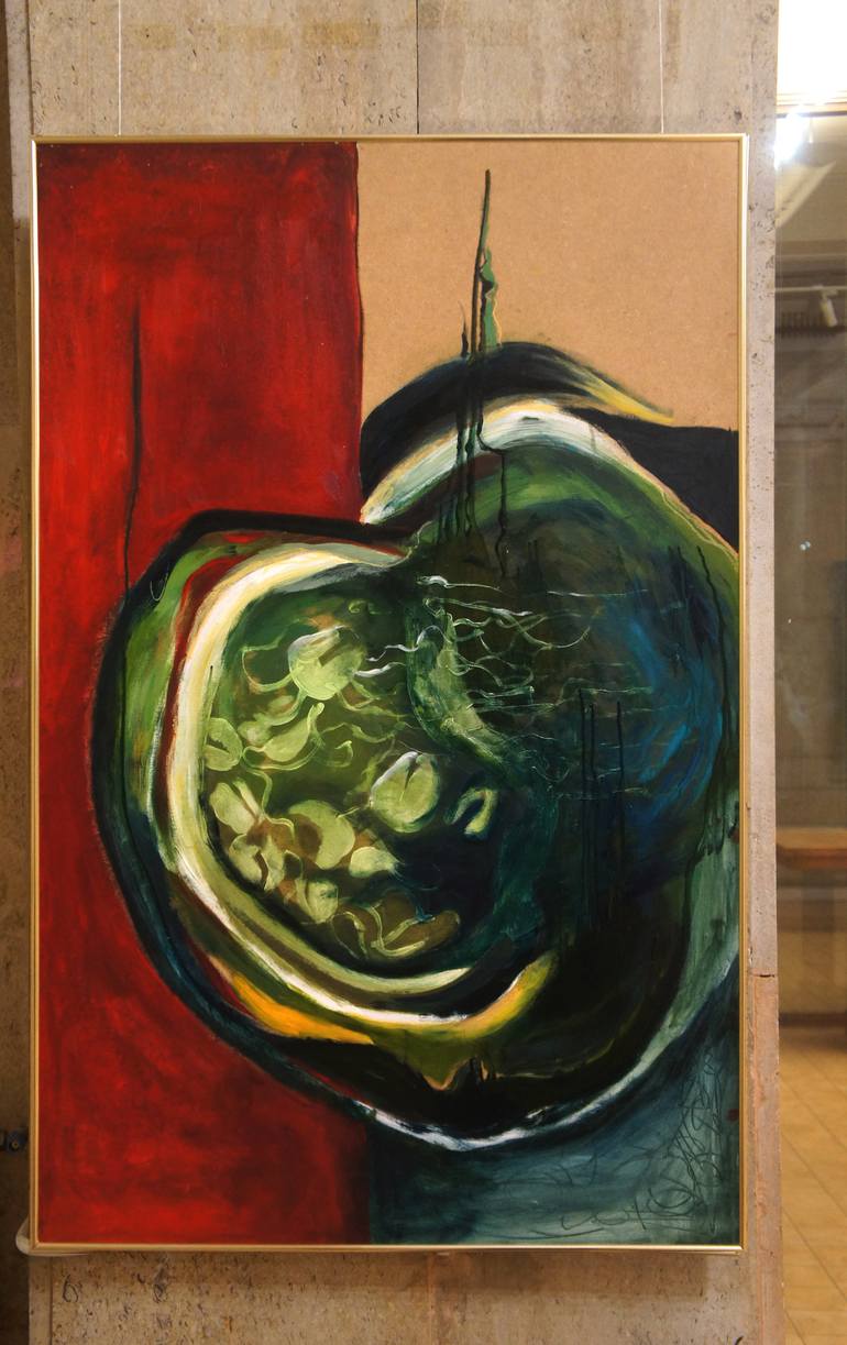 Original Abstract Expressionism Abstract Painting by Marina Aleksandrova