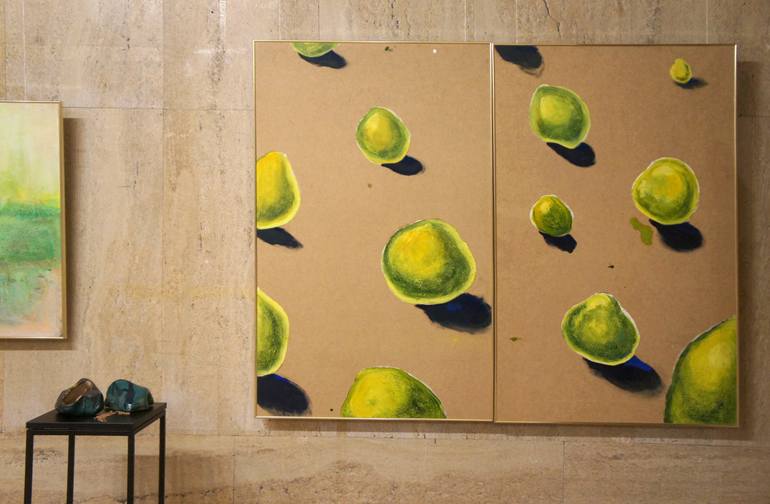 Original Abstract Expressionism Abstract Painting by Marina Aleksandrova