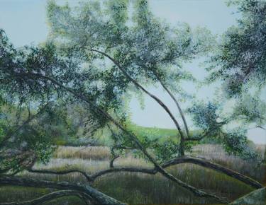 Original Fine Art Landscape Paintings by Bingyu Zou