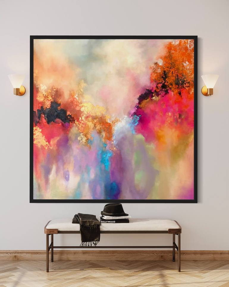 Original Painterly Abstraction Abstract Painting by Linda Lieffers