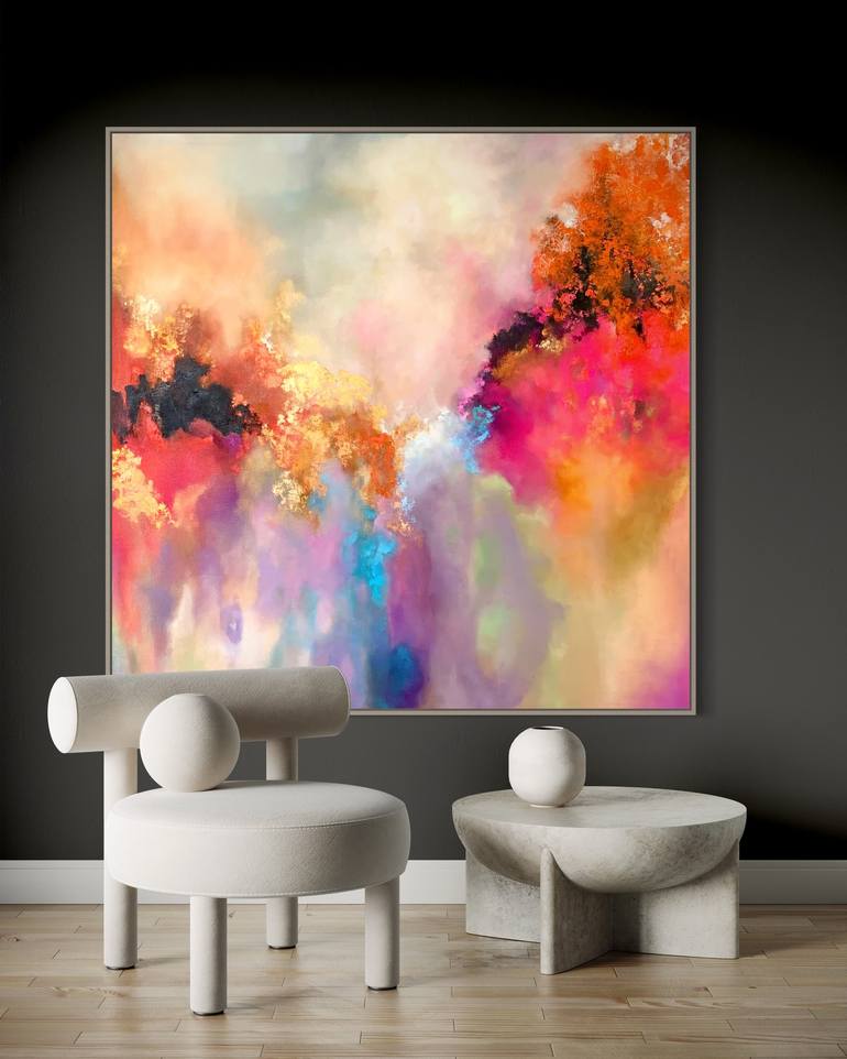 Original Painterly Abstraction Abstract Painting by Linda Lieffers