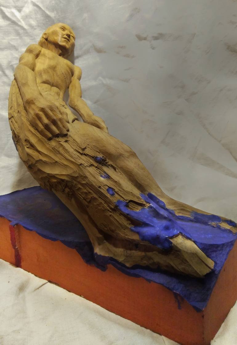 Original Expressionism Mortality Sculpture by angelo sebastian pyrz