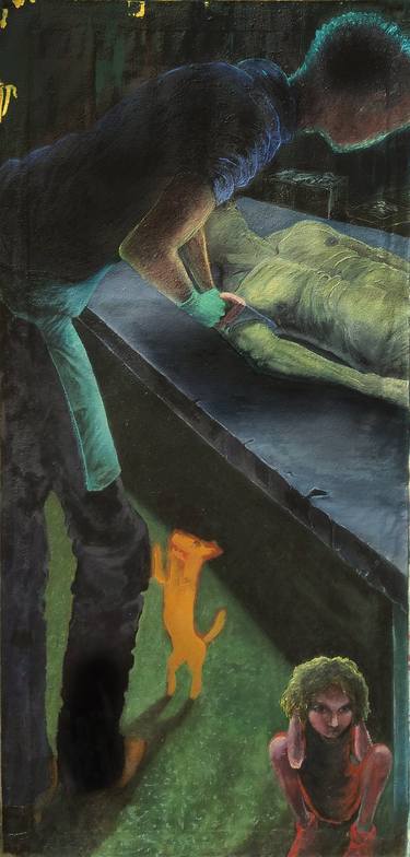 Print of Expressionism Mortality Paintings by angelo sebastian pyrz